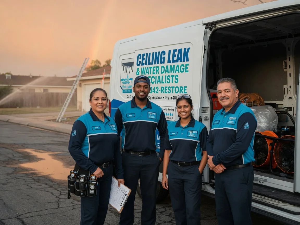 Ceiling Leak Cleanup company in Priddy, TX