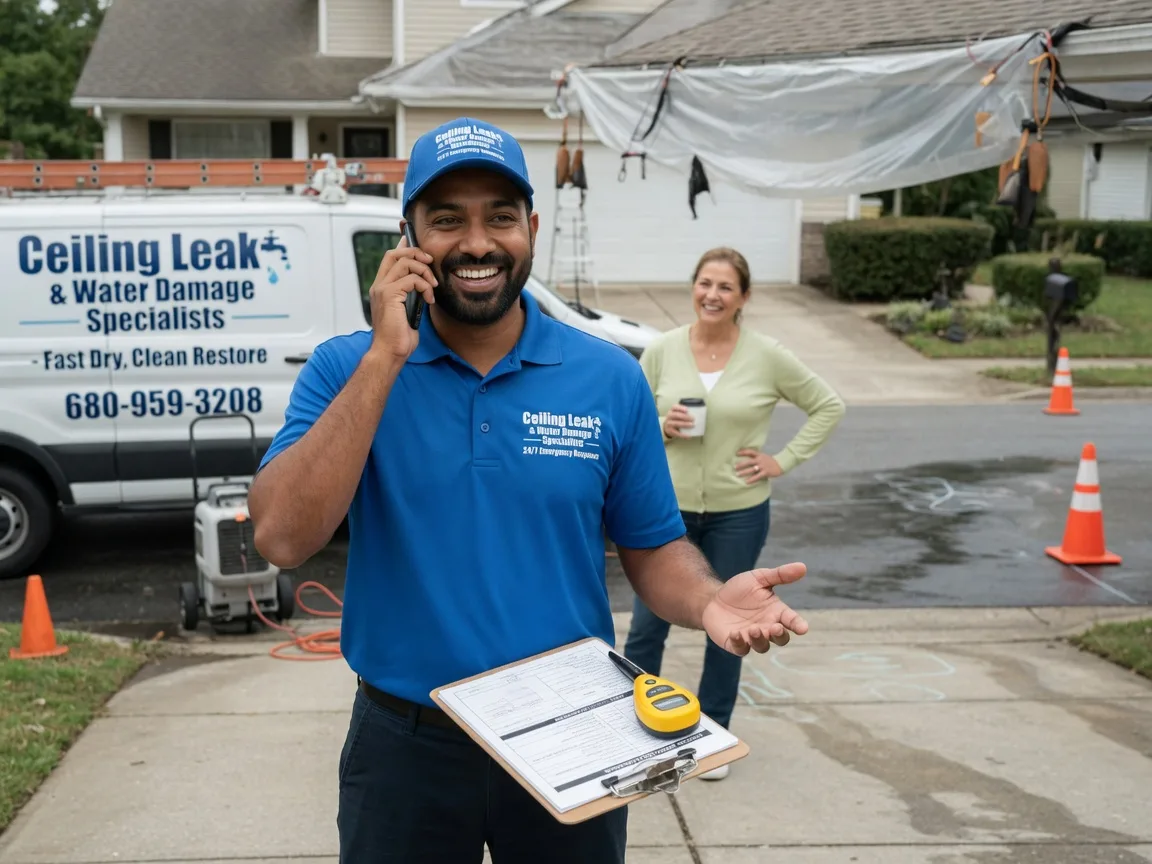 Ceiling Leak Cleanup Priddy, TX FAQs
